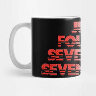 July Fourth Seventeen Seventy-Six (White) Mug